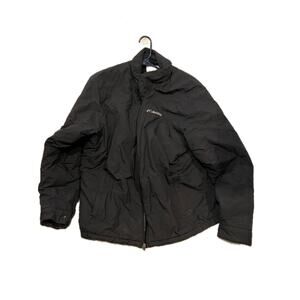 Columbia Black Lined Insulated Jacket Mens Size XL
